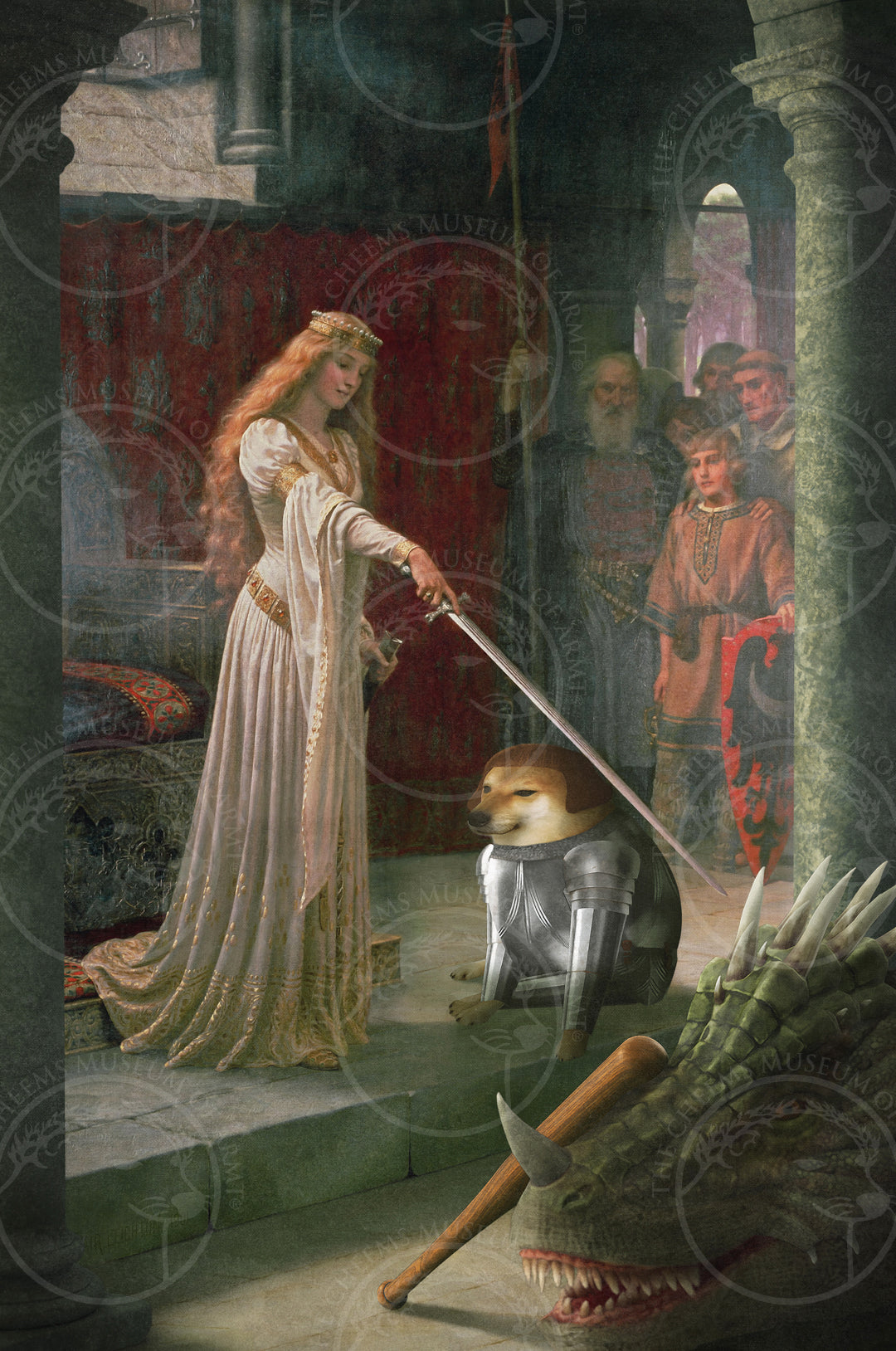 "Sirm Cheems Lamcelomt Parmt II" - Canvas