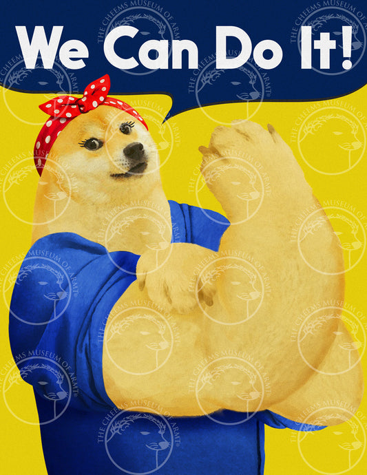 "We can do it" Doge version - Canvas